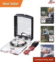 Global Precision MC-2 Compass – Perfect for Hikers with Low Light Functionality