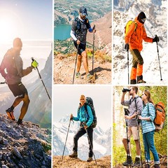 Trekking Poles Tips Universal Carbide 12mm*0.5″ / 78mm*3.1″,