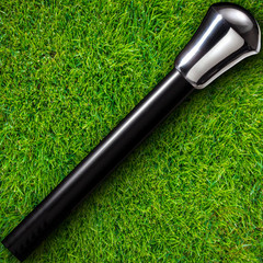 Cold Steel City Glossy Fiberglass Shaft Aluminum Head Rubber Ferule For Traction