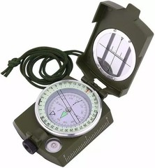 Compass Pocket Military Army Geology Pro Outdoor Hiking Camping Survivalist SOS