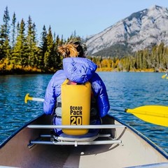 Dry Bag Waterproof for Women Men,Rolled Lightweight Dry Storage Bag 20L Yellow