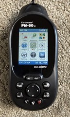 DeLorme Earthmate PN-60w Handheld w SPOT 5 DVD Maps Case Cords In Original Box