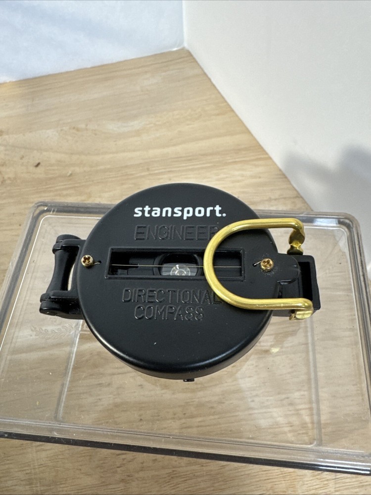 Stansport Engineer Directional Compass Metal Magnifying Luminous Digit Hikers