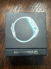 Nike+ by TomTom WM0069 Unisex White 5ATM GPS Enabled Digital Running SportWatch