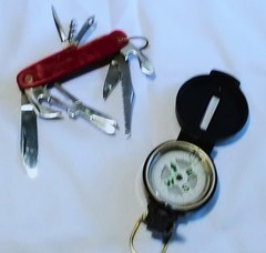 Ultimate Survival Compass and Multi Blade “Swiss Army” Style Camping Knife