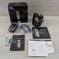 Garmin Oregon 400t Handheld GPS Nav Includes Box Manuals Outfitters Case Cables