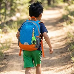 Kids Mini Compass Party Favors 27 Pack, 9 Colors 3 Each, Pocket Clip Compass