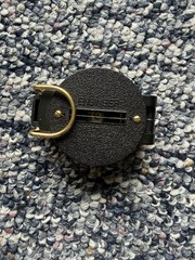 Engineer Directional Handheld Lensatic Compass Flip Cover Sighting Line Black