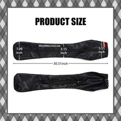 Effortless Travel with 28-Inch Trekking Pole Carry Bag – Waterproof & Slim Fit