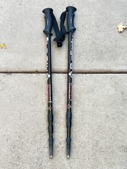 Set of FiveForty Anti shock Trekking Poles 43-53Inches .. 8T