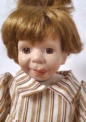 Artist doll, porcelain doll, 28 cm, collector’s item, rarity, vintage, antique