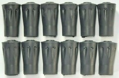 12 PCS. – Rubber Tip For Trekking Pole Heavy Duty End Cap Hammers