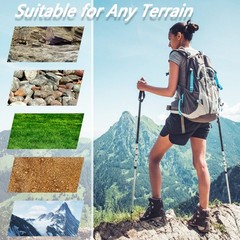 Trekking Poles Tips Universal Carbide 12mm*0.5″ / 78mm*3.1″,