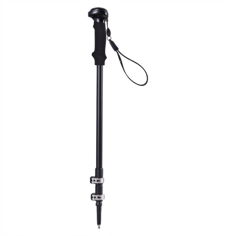 Folding Walking Stick Telescopic Adjustable Anti-slip Trekking Bluetooth Music