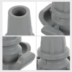 Crutches Bottom Rubber Piece Tips for Walking Canes Feet Cap Anti Skid Pads