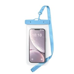 1/2 Pack Waterproof Phone Pouch Compatible with iPhone 17 16 15 Pro B4-Sea Blue