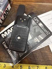 Magellan GPS Blazer 12 Satellite Navigator w/ Manual Parts Or Repair !