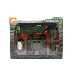 NEW Ozark Trail 5 Piece Outdoor Adventure Set Binoculars Compass Flashlight more