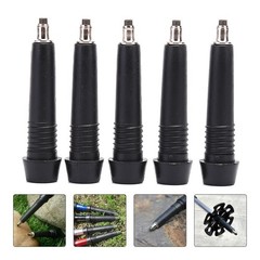 5 Pack Trekking Poles Carbide Tips Replacement Universal Tungsten Steel Rod