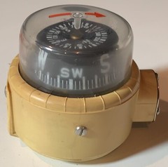 Vintage Taylor Navigator Compass # 2980 Auto Boat Plane USED Made In USA