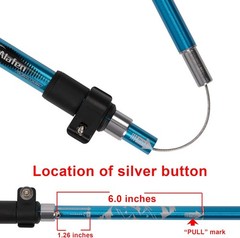 Lightweight Collapsible Trekking Pole – 7075 Aluminum Adjustable Walking Stick