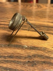 Vintage TRU-NORD Brass Clip On Compass V.E. Budlong Brainerd MN Working Order