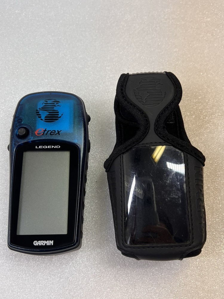 Garmin eTrex Legend Blue w/Case – **MINT CONDITION**
