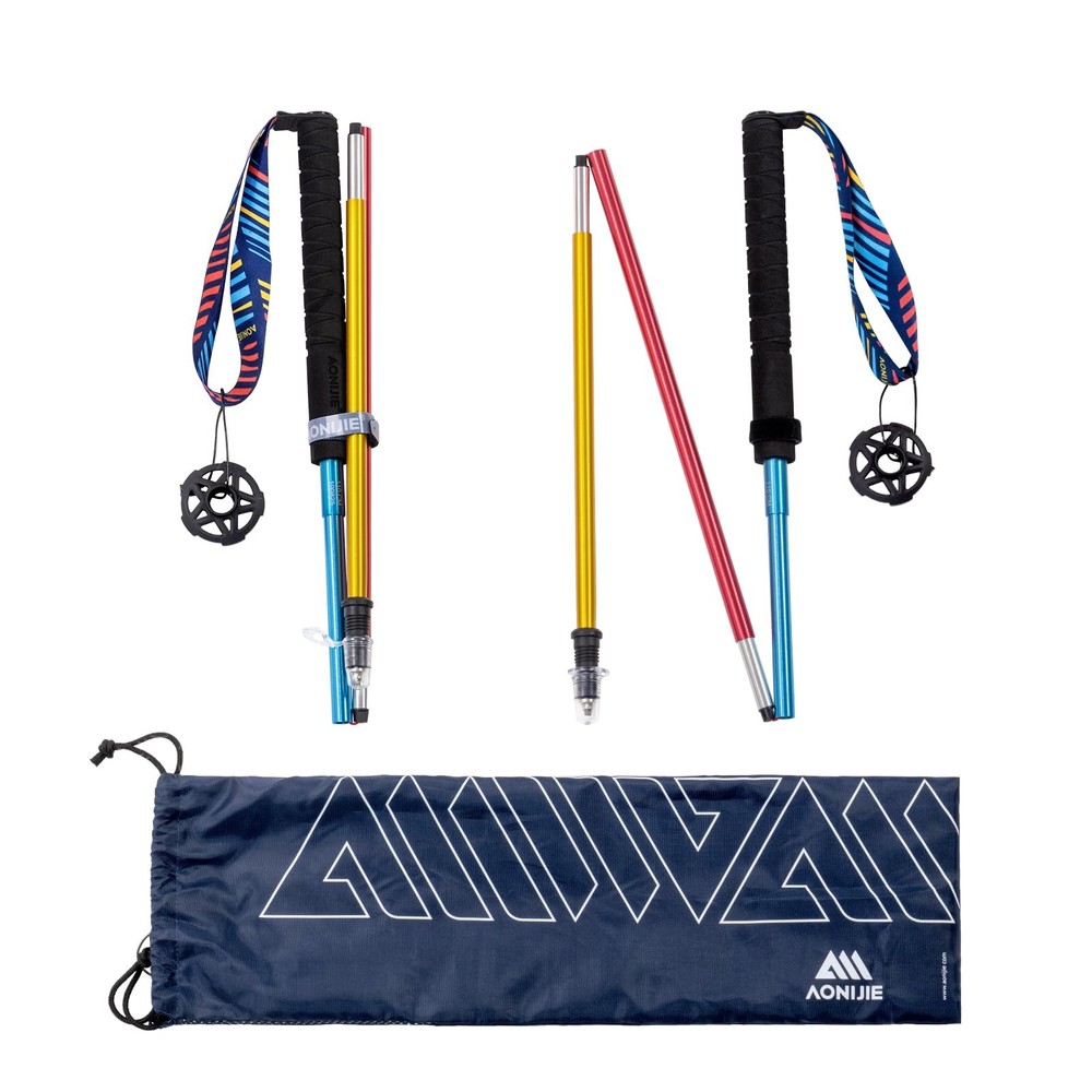 Trekking Poles 2-Pack/120CM – Anti-Shock Ultra-Light Collapsible Walking & Hi…