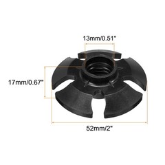 4Pcs Trekking Pole Accessories 52mm Walking Hiking Stick Snow Basket Replacement