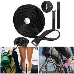 Organize Home and Outdoor Gear with Adjustable Nylon Cable Straps and Buckles