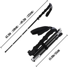 Travel-Friendly Ultralight Hiking Poles with Tungsten Tips – 2-Pack Convenience