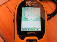 DeLorme Earthmate GPS PN-20 Camping, Hiking, Kayaking GPS Compass Bundle