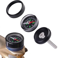 Clip-On Compass For Bikes Motorcycle Stem Compass Portable Cycling