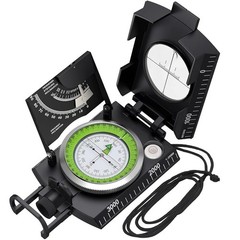 High Precision Glow Compass for Camping, Hiking & Direction Finding