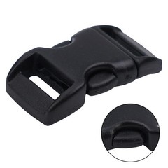 Plastic Buckle Plastic Buckle Practical Umbrella Rope Black Buckle-Paracord