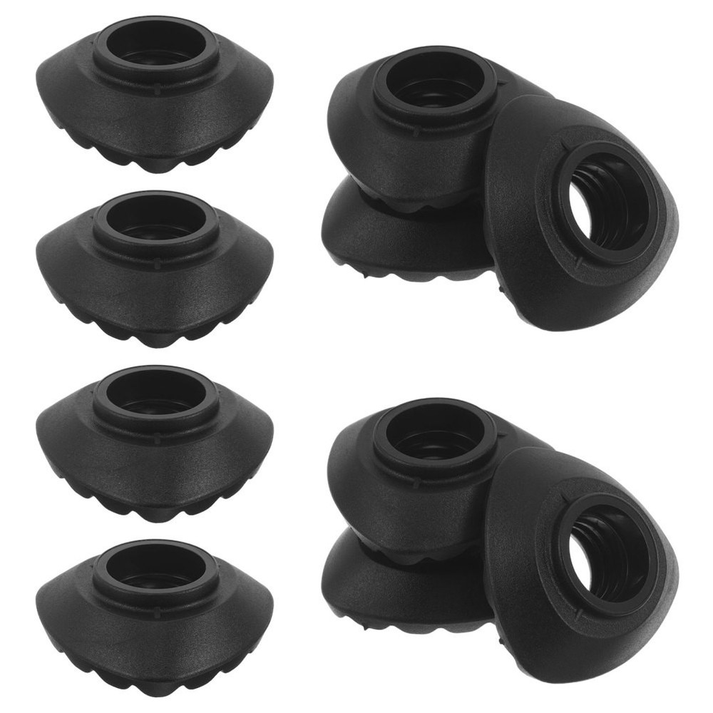 10Pcs Trekking Pole Snow Baskets Durable Tpr Replacement Tips for Hiking Sticks