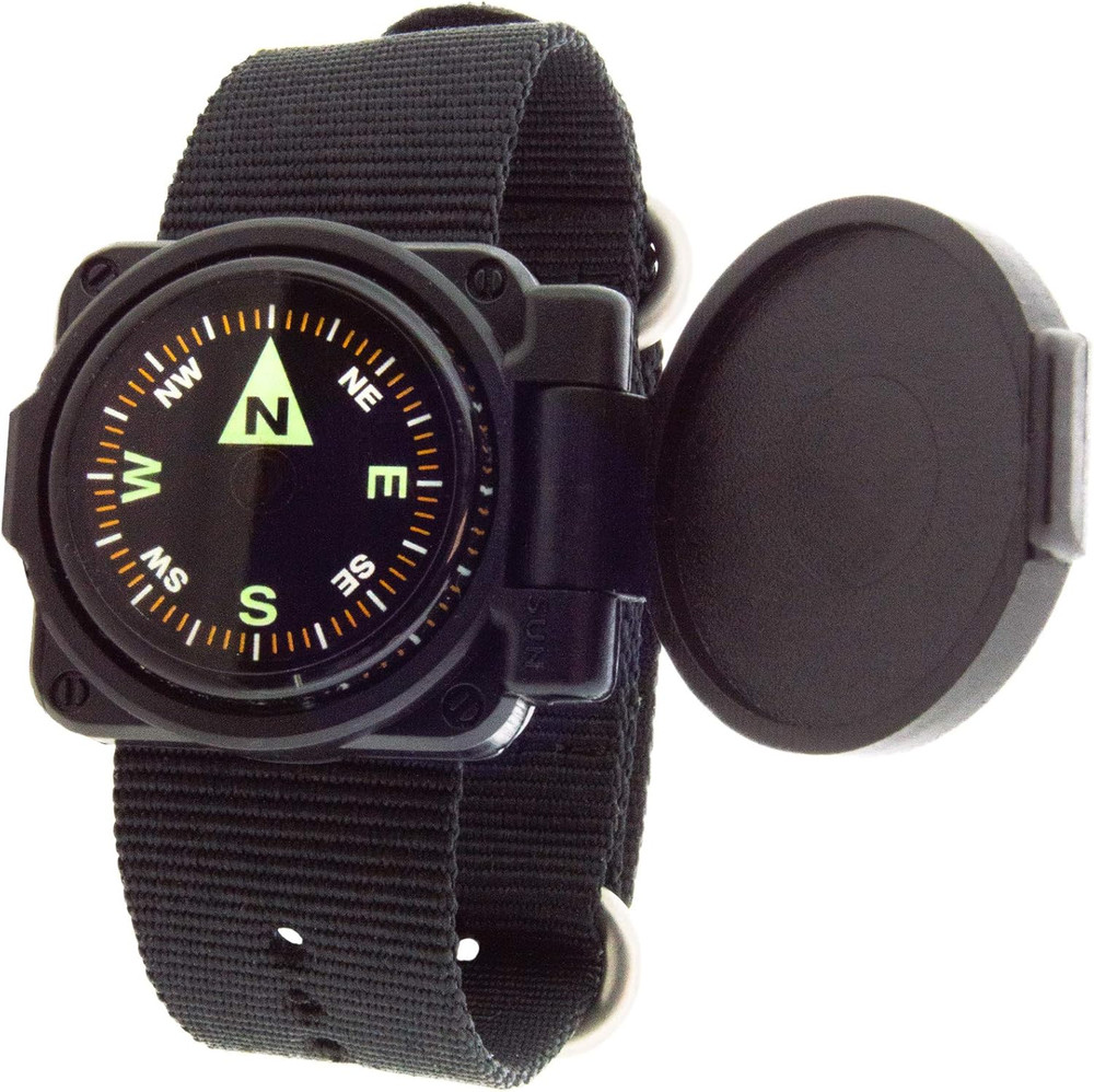 Armarmour 1 – Shielded Wrist Compass with Rugged Tactical Strap | Compass with C