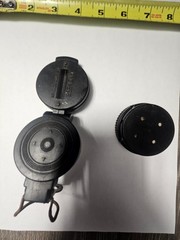 Lot of 2 Compasses Lensatic Engineer Marching + Diving Compass Both Working