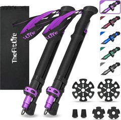 Lightweight Collapsible Trekking Poles for Hiking – 100-120cm & 115-135cm