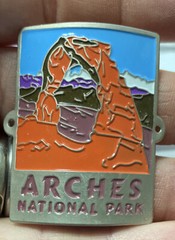 Arches National Park Hiking Staff Stick Medallion NEW
