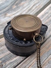 Personalised Compass for Son, Personalized Gift, Antique Brass Engraved Compass