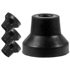 4PCS Crutch Tips Rubber Cane Tip Heavy Duty Crutches Pad Non- Cane Tips