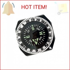 Sun Company GoCompass – Micro Orienteering Wrist Compass | Watch Band or Paracor