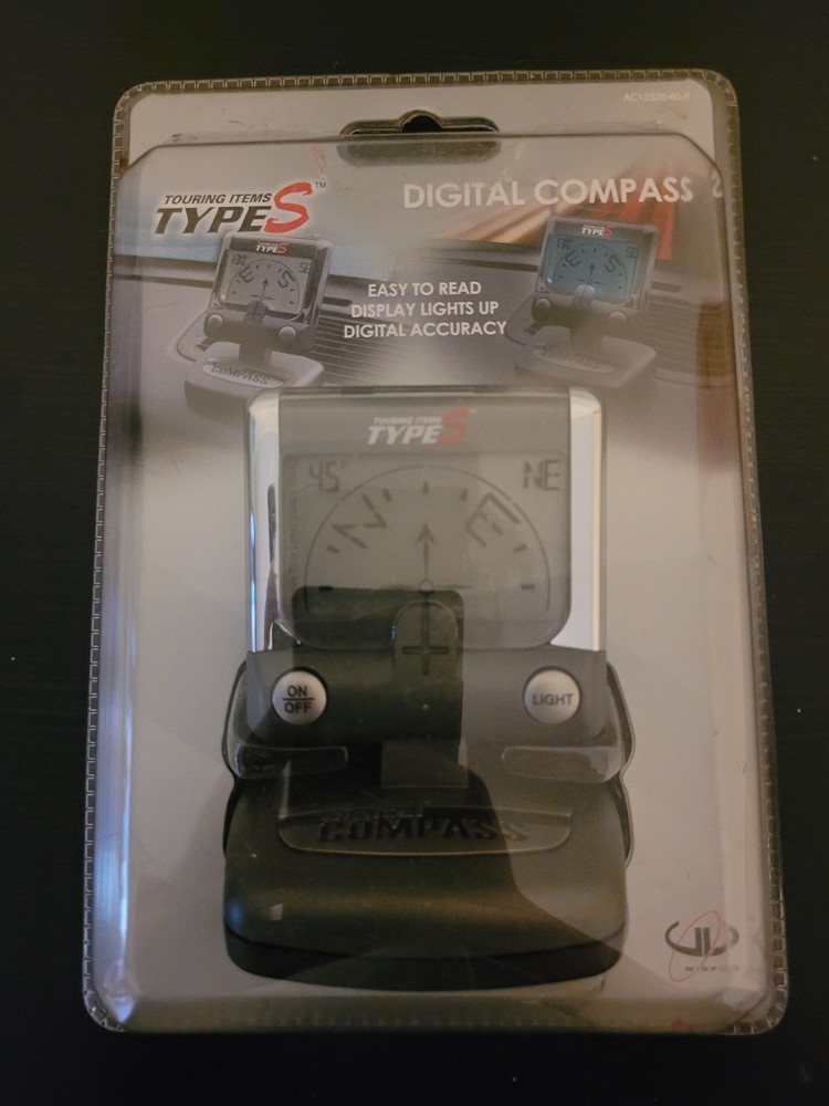 Touring Items Type S Digital Compass Korean Auto Imports New In Package Sealed