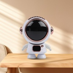 Adjustable Speed Astronaut Hanging Neck Fan USB Rechargeable Cooling Fan