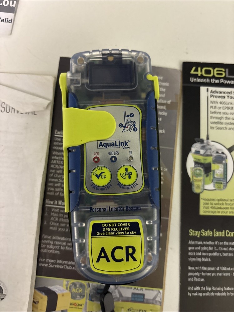 ACR Electronics AquaLink View (PLB-350C) Personal Locator Beacon