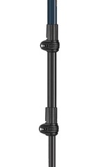 Adjustable Hiking Pole Walking Stick 60-120 cm Lightweight Cork Grip Blue Orange