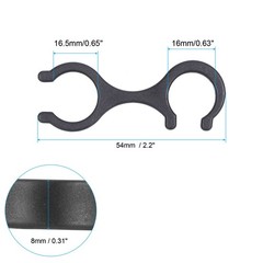 Trekking Pole Clips, 8Pcs Walking Stick Accessories Double Rod Buckle Connector