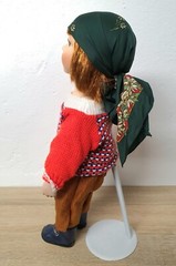 Porcelain Doll 46cm NJSF Red Hair Character Face Costume Outfit