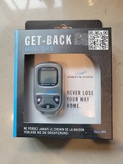 Brunton Get Back Mini GPS, Pocket size, Portable, Hike, Backpack, Cycling, Walk